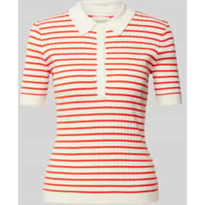 Poloshirt met ribboorden