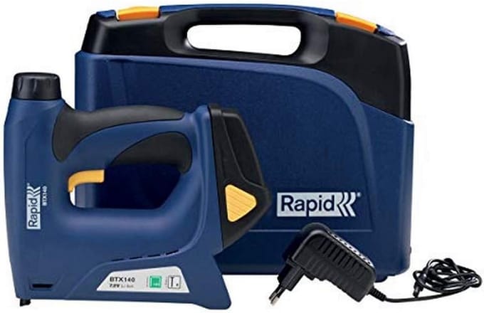 Elektrische Tacker - Nietmachine Accu - Materiaal Bevestigen - Verstelbare Diepte - Type 140/8 - Blauw