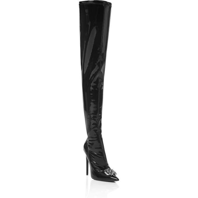 Laarzen Hakken Overknees Gothic Plein