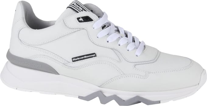 Floris Van Bommel Sfm-10136 Lage sneakers - Leren Sneaker - Heren - Wit - Maat 44⅔