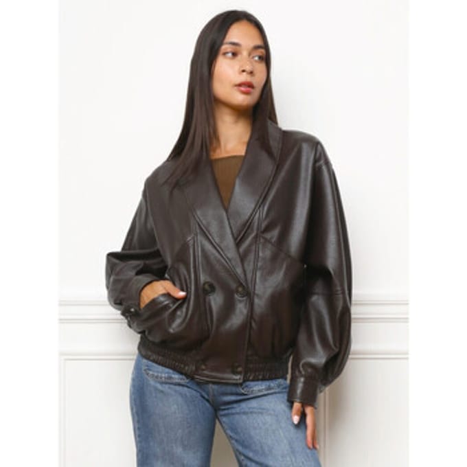 Leren Jas La Modeuse 79603_P189475