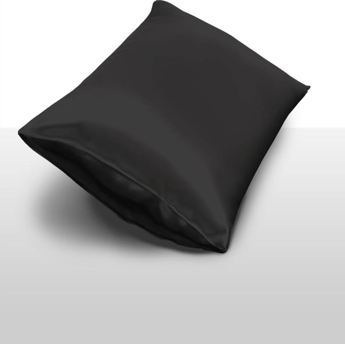 Zijden Kussensloop Zwart 50 X 70 cm - 100% Moerbei Zijde
