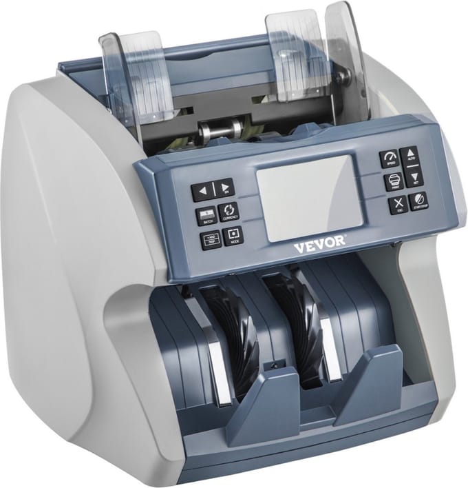 Bolture Geldtelmachine - Biljettelmachine - Geld Teller - Geldteller - Valsgelddetectie - 1000 Biljetten/Minuut