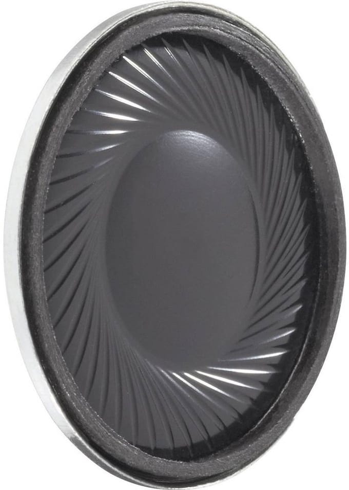 Visaton K 28 WP - 8 Ohm 1.1 inch 2.8 cm Mini-luidspreker 1 W 8 Ω Zwart Kunststof membraan