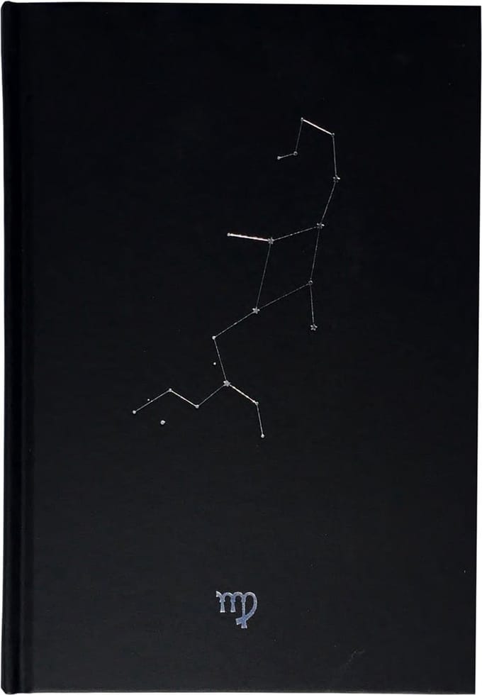 D6053-06 Dreamnotes notitieboek sterrenbeeld: maagd 19 x 13,5 cm