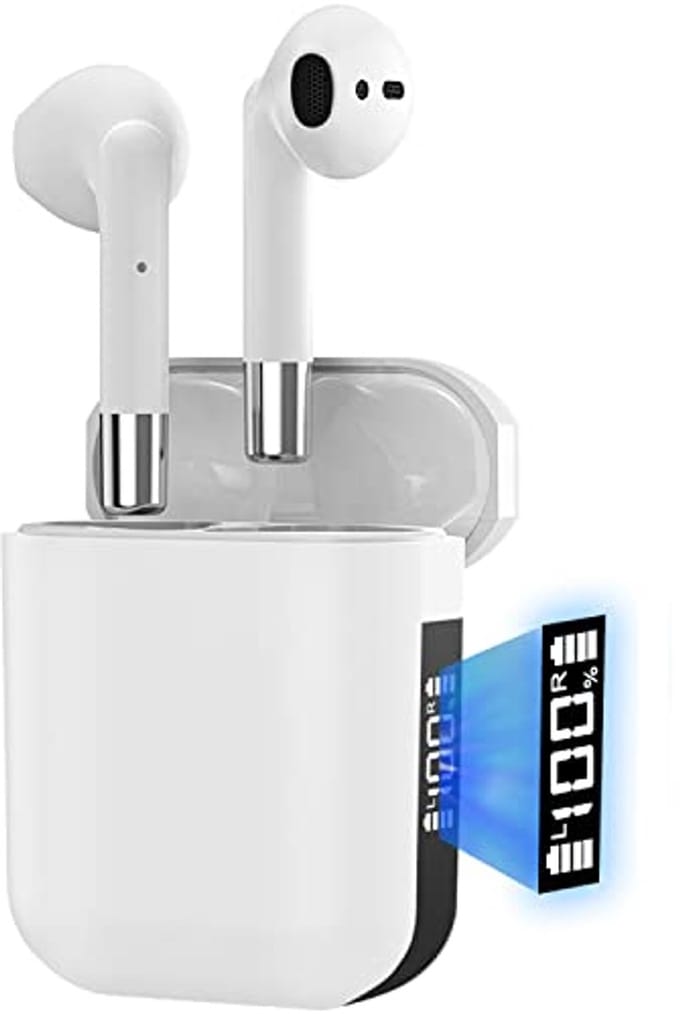 Draadloze Bluetooth hoofdtelefoon met touch-bediening en USB-C snelladen
