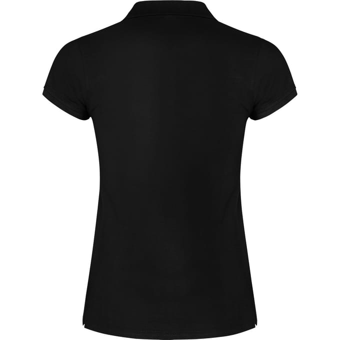Roly Dames/Dames Ster Poloshirt (Zwart)