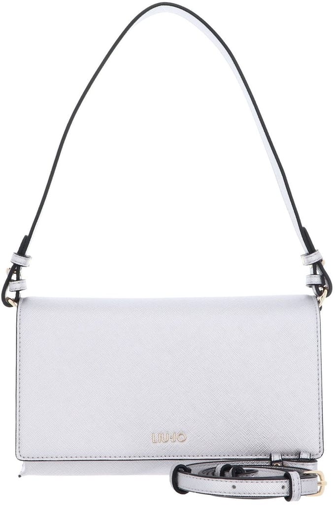 LIU JO Schoudertas East / West Crossbody Bag Silver Zilverkleurig