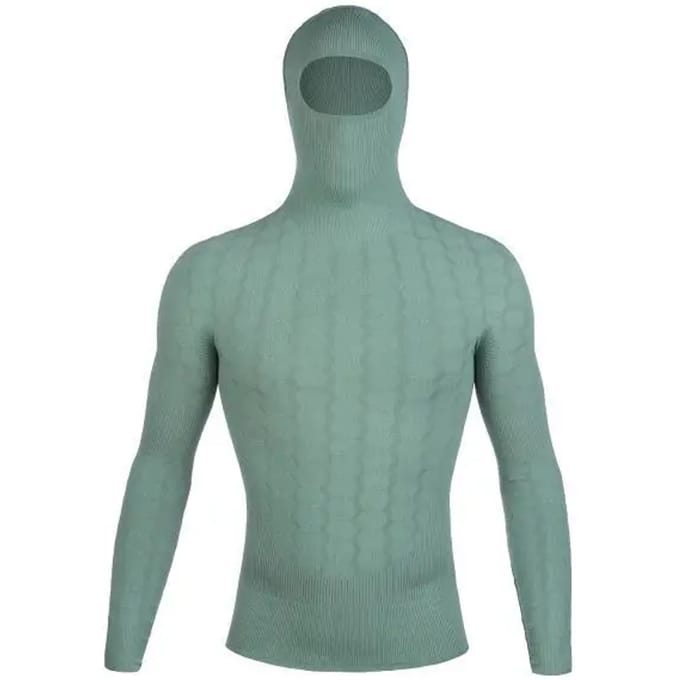 Q36.5 Base Layer 5 Hoodie Lange Mouwen - Groen - L/XL