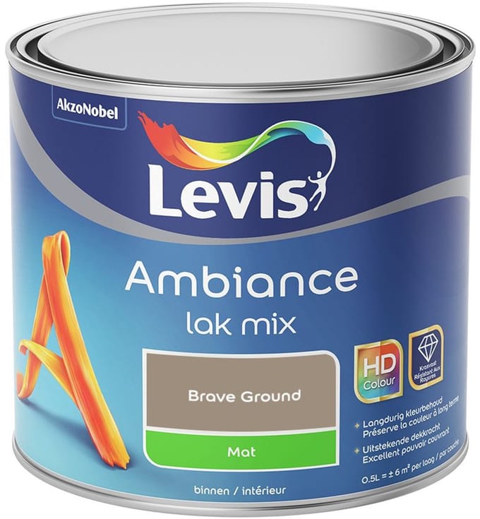 Levis - Ambiance Lak Mat Mix - Brave Ground - Mengverf - 0,5 L