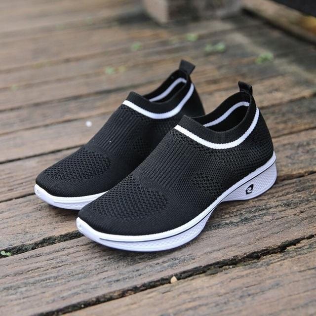 Zomer Sokken Schoenen Dames Mesh Casual Sportschoenen Dames Koreaanse Versie 40 zwart