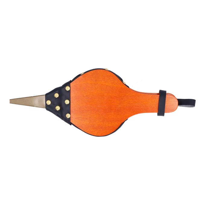 Barbecue Blaasbalg Houtkachel Handmatige Bladblazer voor Machine Stofverwijdering Barbecue Picknick orange
