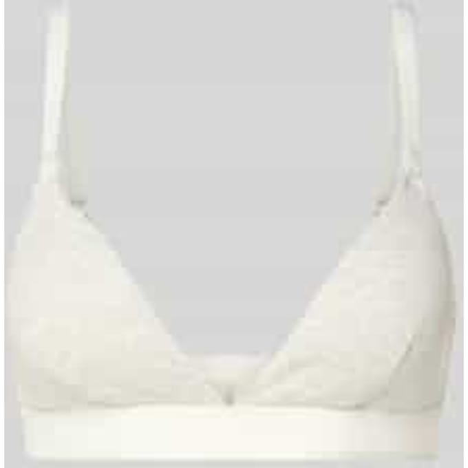 Puma - Dames - Sport Triangel Bralette - 3D Knit - Light Grey Melange - Maat S