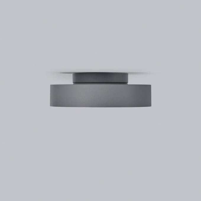 Helestra Say LED buiten plafondlamp grafiet Ø23cm