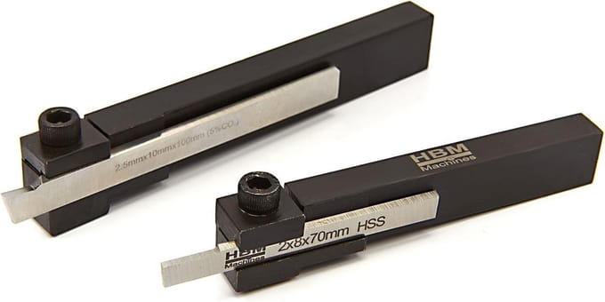 HBM 16mm Afsteekhouder met HSS mes Model Comet