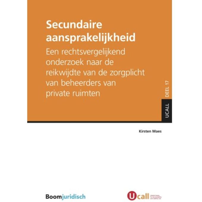 Secundaire Aansprakelijkheid - Ucall - Kirsten Maes