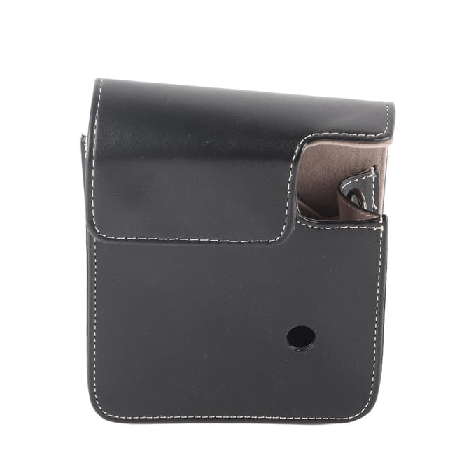 Mini Camera Tas van PU Leer met Verstelbare Schouderriem voor Instax Mini 40 Camera zwart
