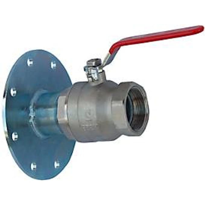 Messing kogelkraan 2"