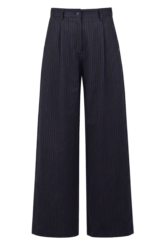 Ottod'ame - Broek - 480331 - Blauw/ Bruin