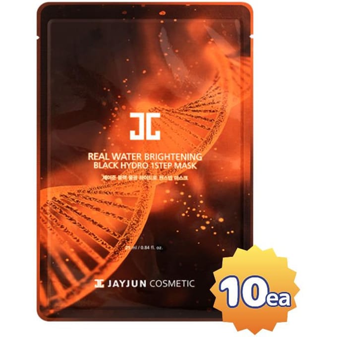 [Jayjun] Cosmetisch Zwart Echt Water Hydro Masker 1-STAPS (25ml x 10 stuks) black