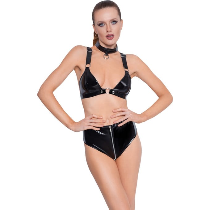 Zwart Lak setje Maat S