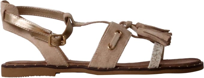 Platte sandalen met bandjes