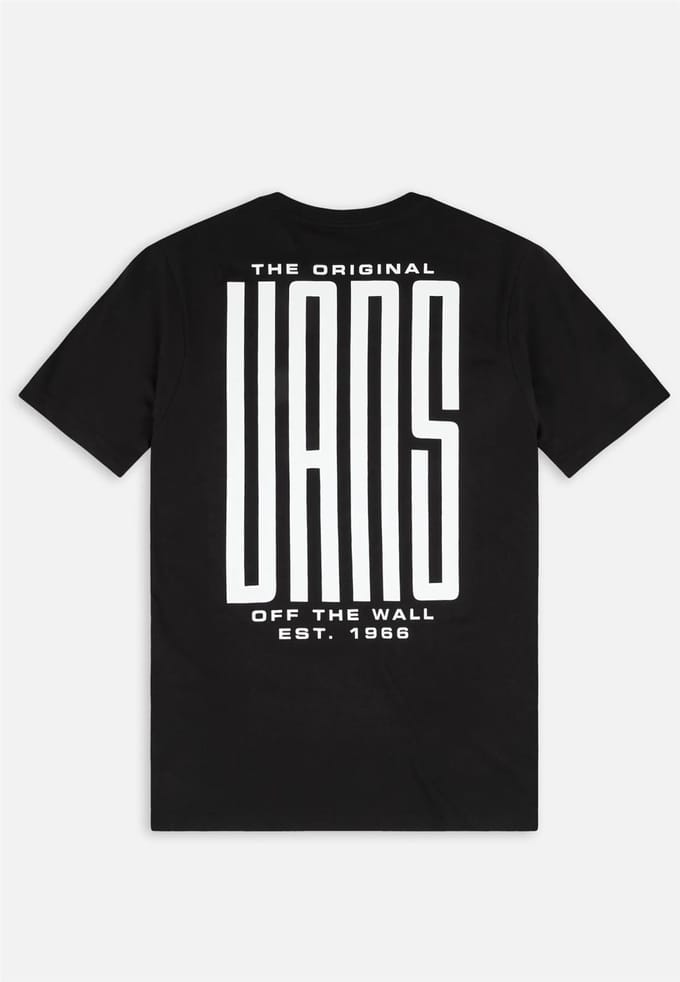 VANS MN STRETCHED SS T-shirt Zwart