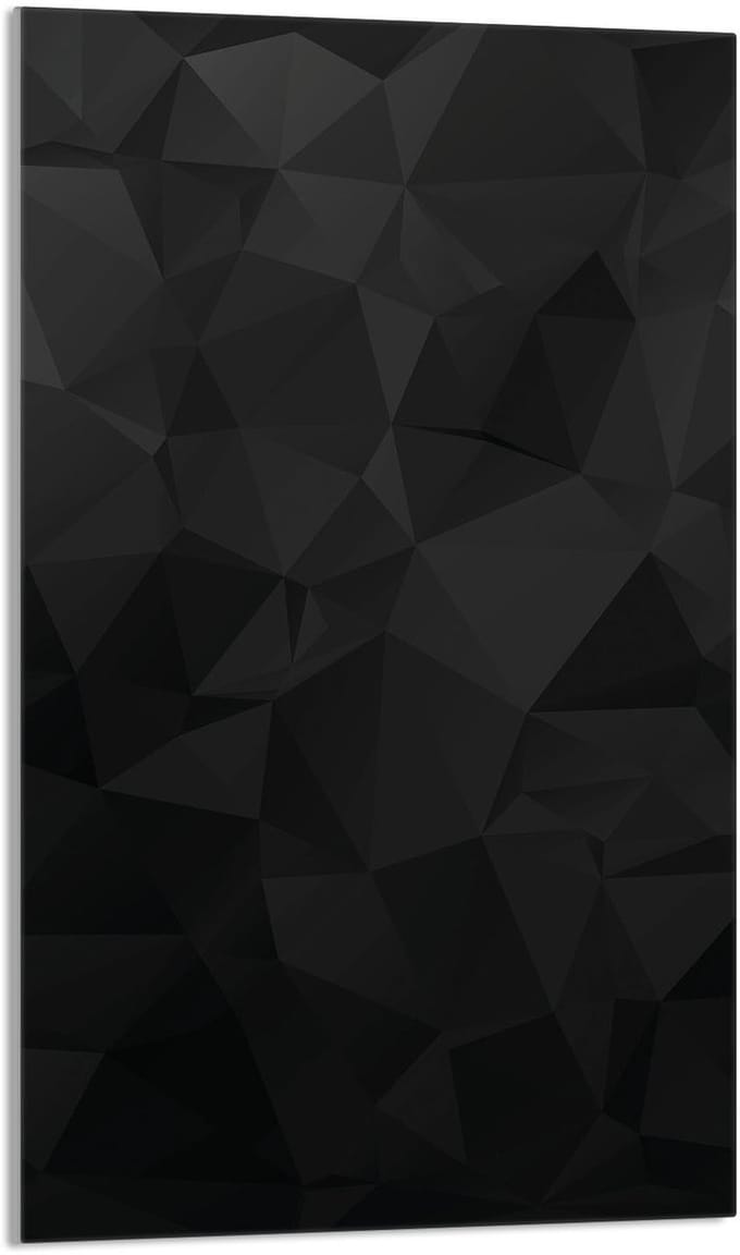 TMK ArtDeko - Snijplank van Gehuld Glas - 30x52 cm - Zwart