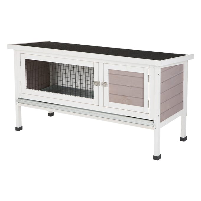 Kerbl - Konijnenhok - Freddy - 116x45x62 - cm - geglazuurd - hout