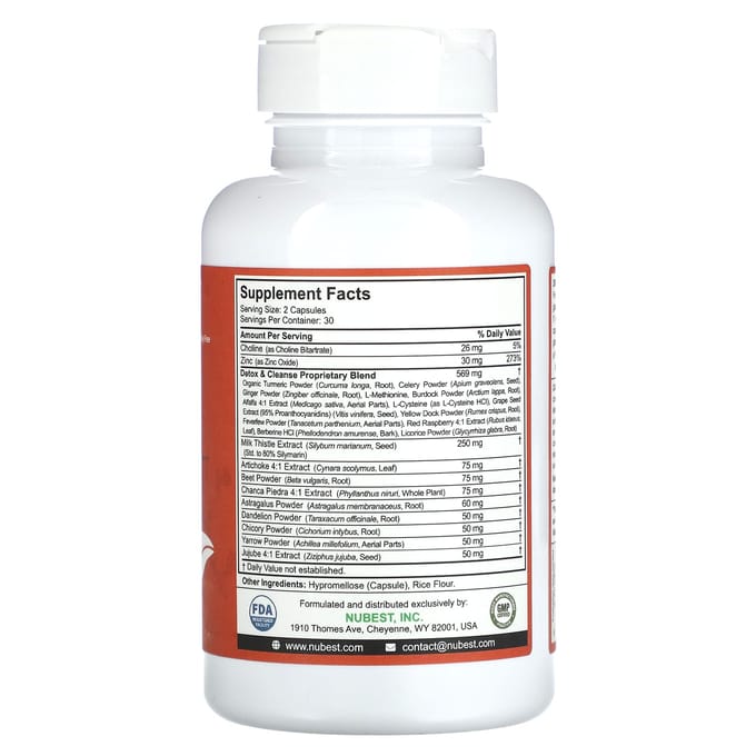 Libertox, 60 Plantaardige Capsules