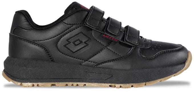 Lotto Straight VL Unisex Basic Klittenband Sneaker 2400870U 1111 BLACK