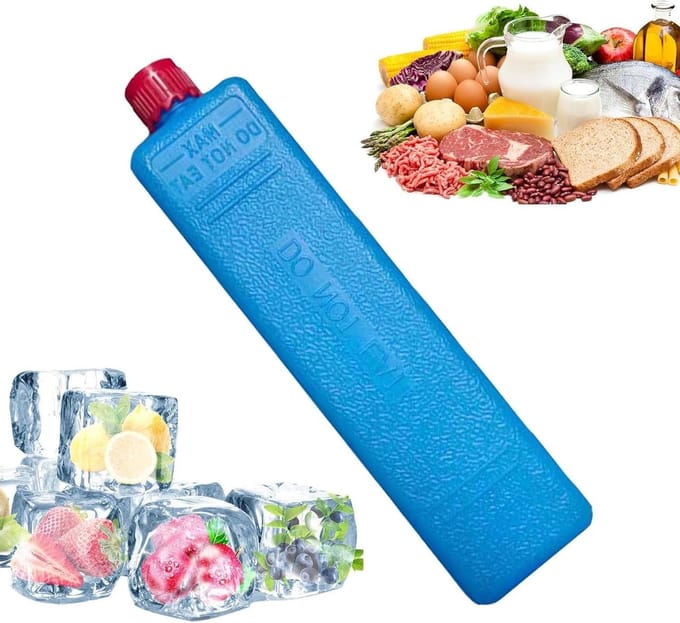 Vrieselementen - Koelblokken - Picknicks buiten - Maximale koelduur - 200 ml - Blauw