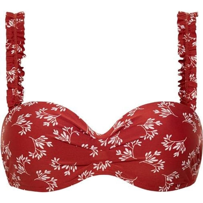 Beachlife - Maat 42E - Little Leaves Bikinitop met beugel Dames