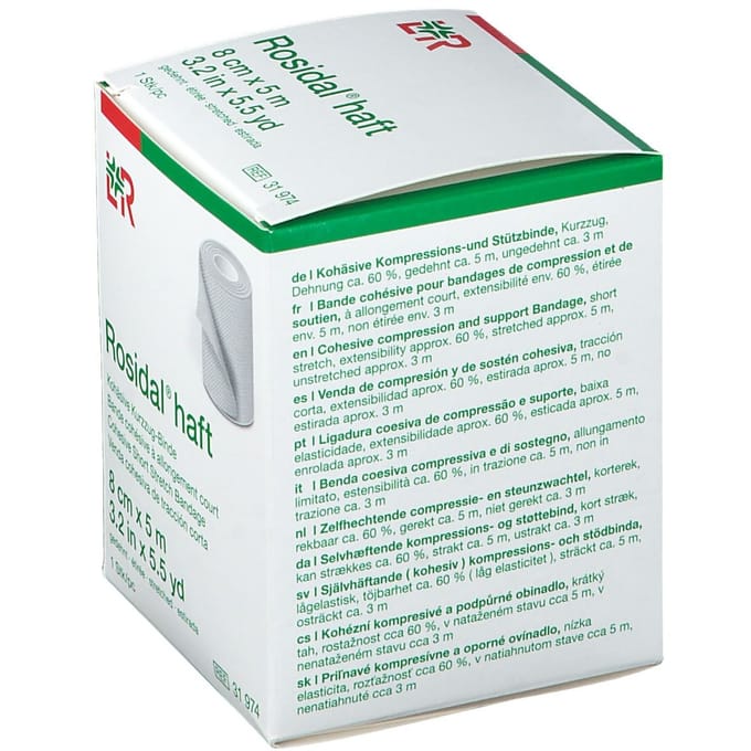 Rosidal Haft Cohesieve Windel 8cmx5m 1 31974