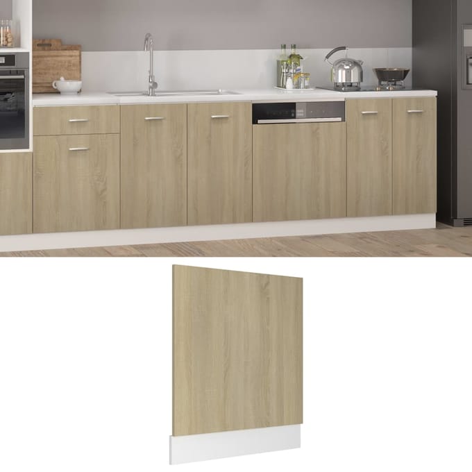 vidaXL - Vaatwasserpaneel - Lyon - 59,5x3x67 - cm - sonoma - eikenkleurig
