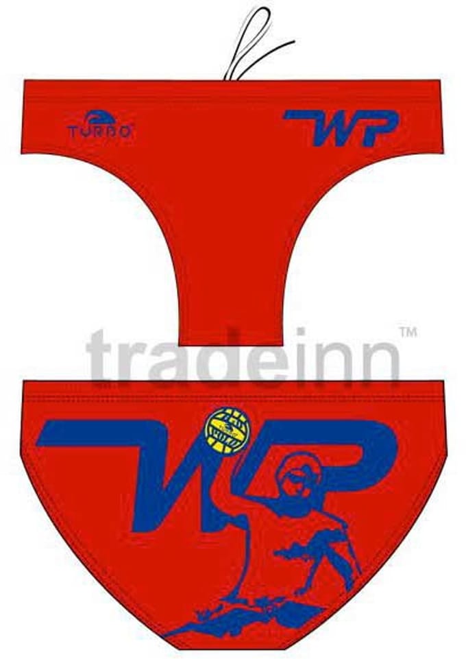 Turbo Player Zwemslip Rood S Man