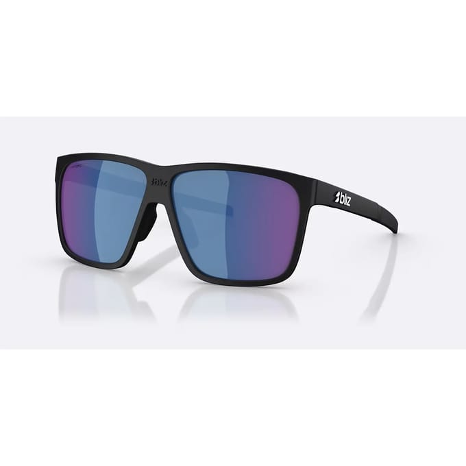 Bliz A001 Zonnebril Transparant Grey w Blue Mirror/CAT3 Man,Vrouw