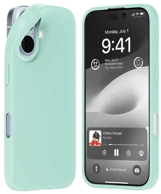 Mercury Soft Serie - Mobiele Telefoonhoesje - Mint - TPU - Voor iPhone 16