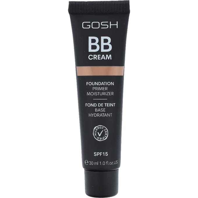 Gosh - Bb Cream Foundation Primer Moisturizer All In One Spf15 Cream Base Foundation 3In1 03 Warm Beige 30Ml