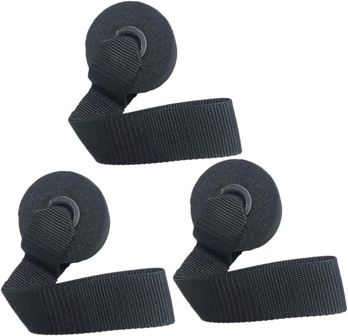 Deuranker Set - Trainingsanker Banden - Thuis Trainen - Beschermt Deuren - 3 Stuks - Zwart