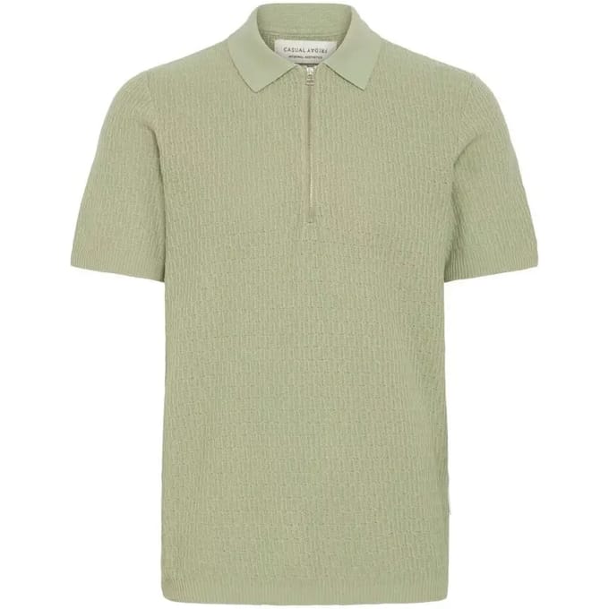 polo met 1/2 rits Casual Friday Joe