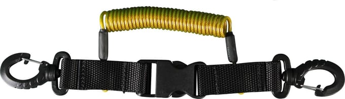 Procean spiraalkoord | 1.8 meter | met clip | geel