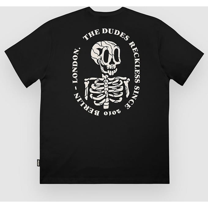 The Dudes Reckless Classic Premium T-Shirt zwart