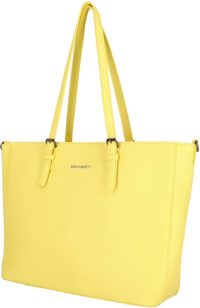 Enrico Benetti Nina Shopper - Laptoptas 15" - Geel