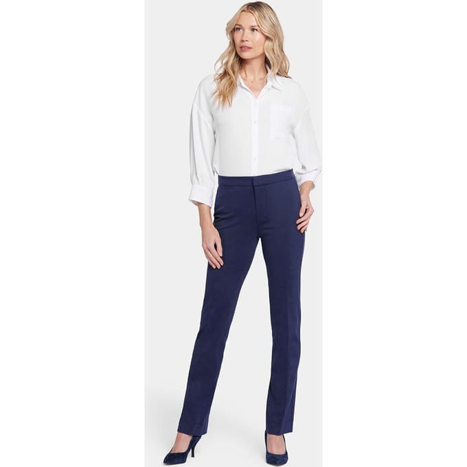 Slim Broek Marine Jersey | Avondgetij