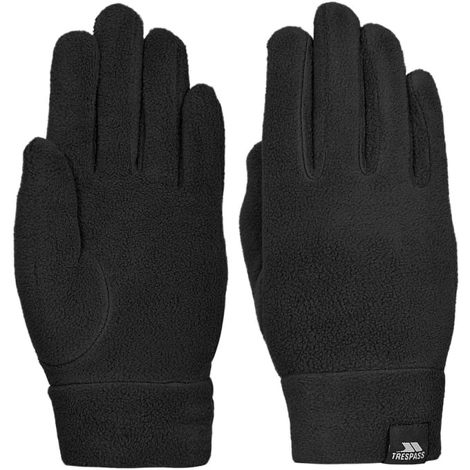 Trespass Dames/Dames Plummet II Fleece Handschoenen (Zwart)