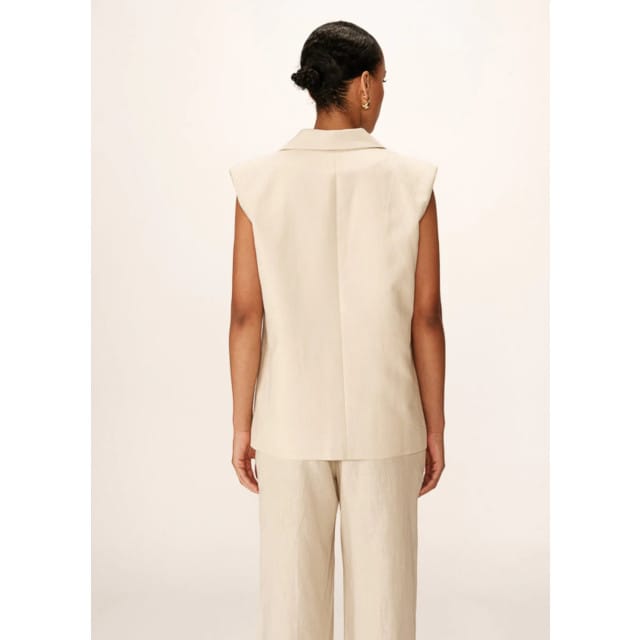 Grace & Mila Pietro gilet linnen Beige