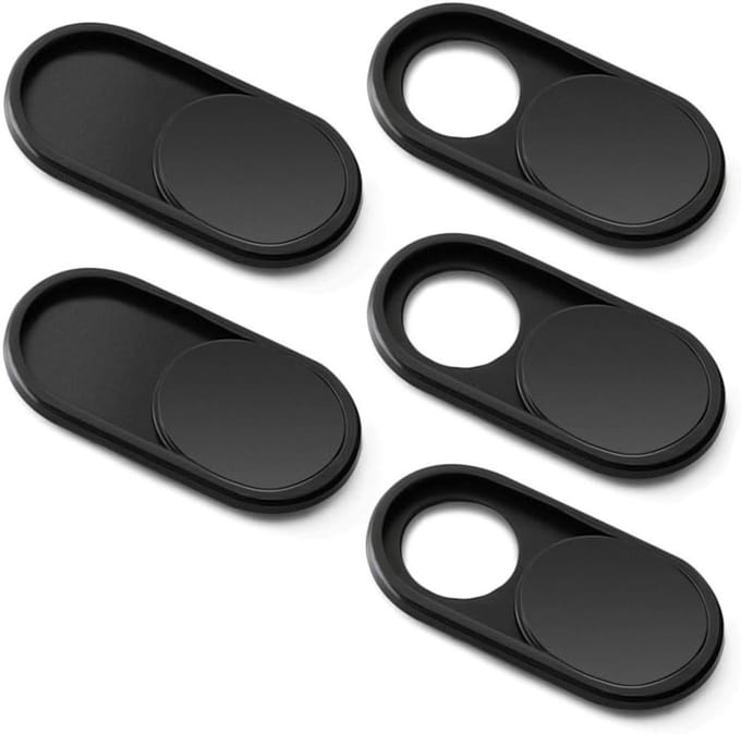 Dunne Webcam Cover voor MacBook Pro, Air, Laptop en iMac - 5-Pack Metaal Camera Deksel voor Privacy en Beveiliging