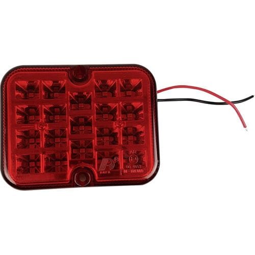 Berger & Schröter Mistlamp Open kabeleinden Mistachterlicht Achter 12 V Rood Helder glas