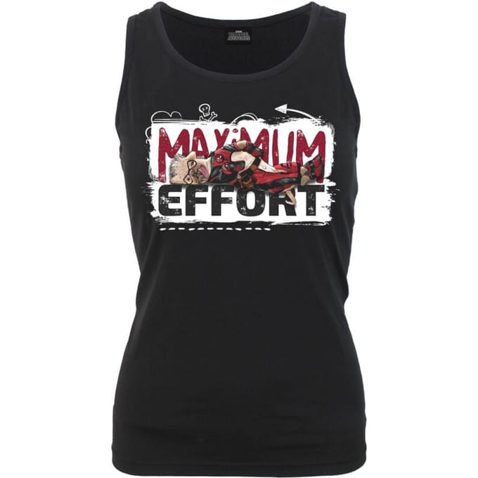 Deadpool Top - Deadpool - Maximum Effort - S tot XXL - voor Vrouwen - zwart